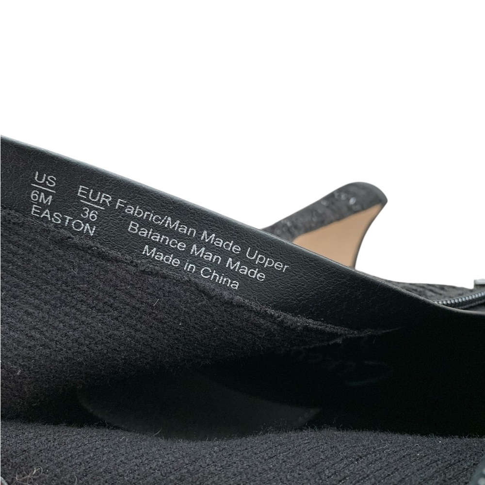 Circus by Sam Edelman Black Sparkly Tweed With Patent Leather Ankle Boots size 6 - Picture 7 of 11